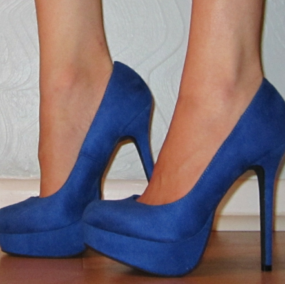 Blue Pump Heels